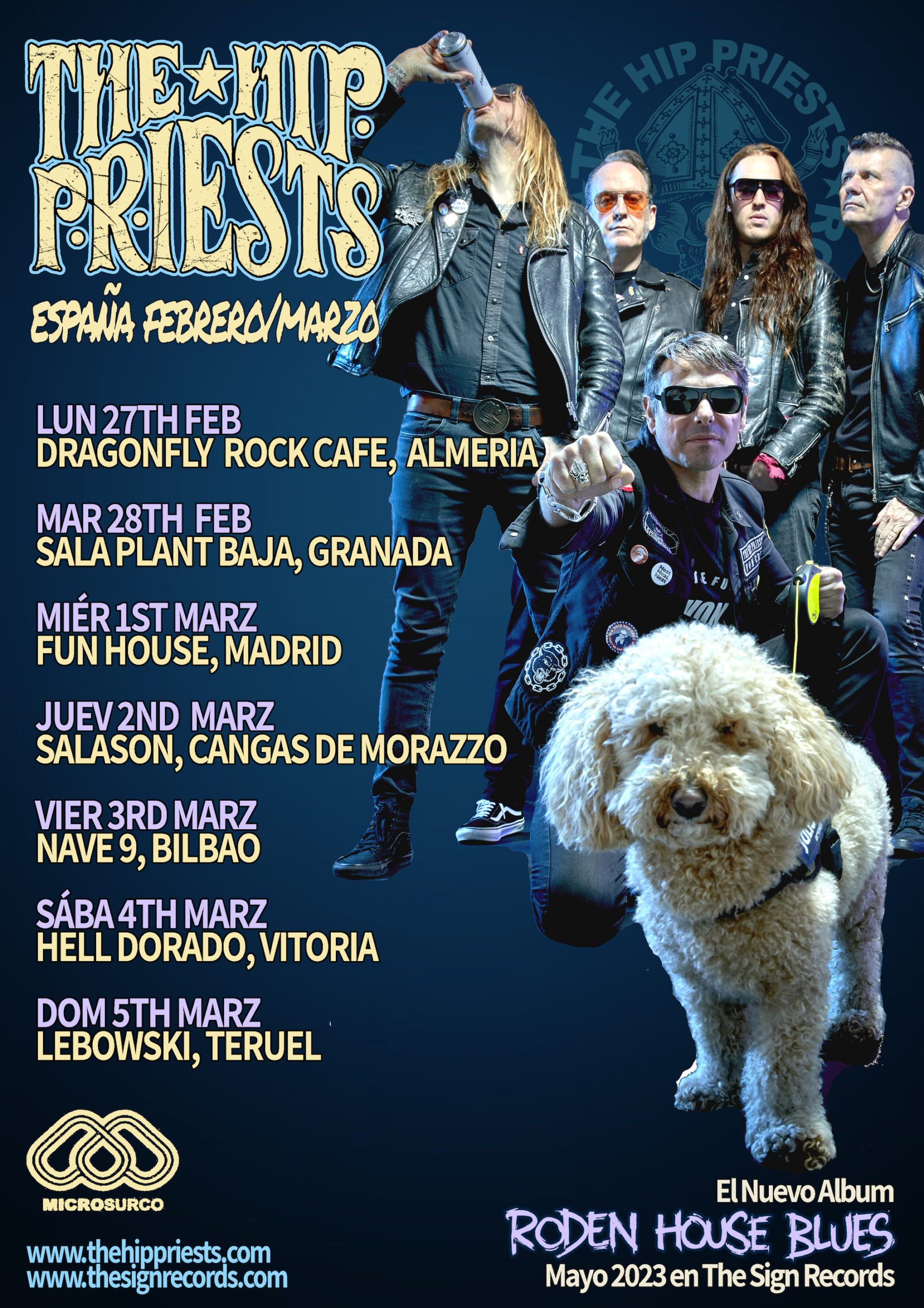 Los británicos The Hip Priests de gira por España