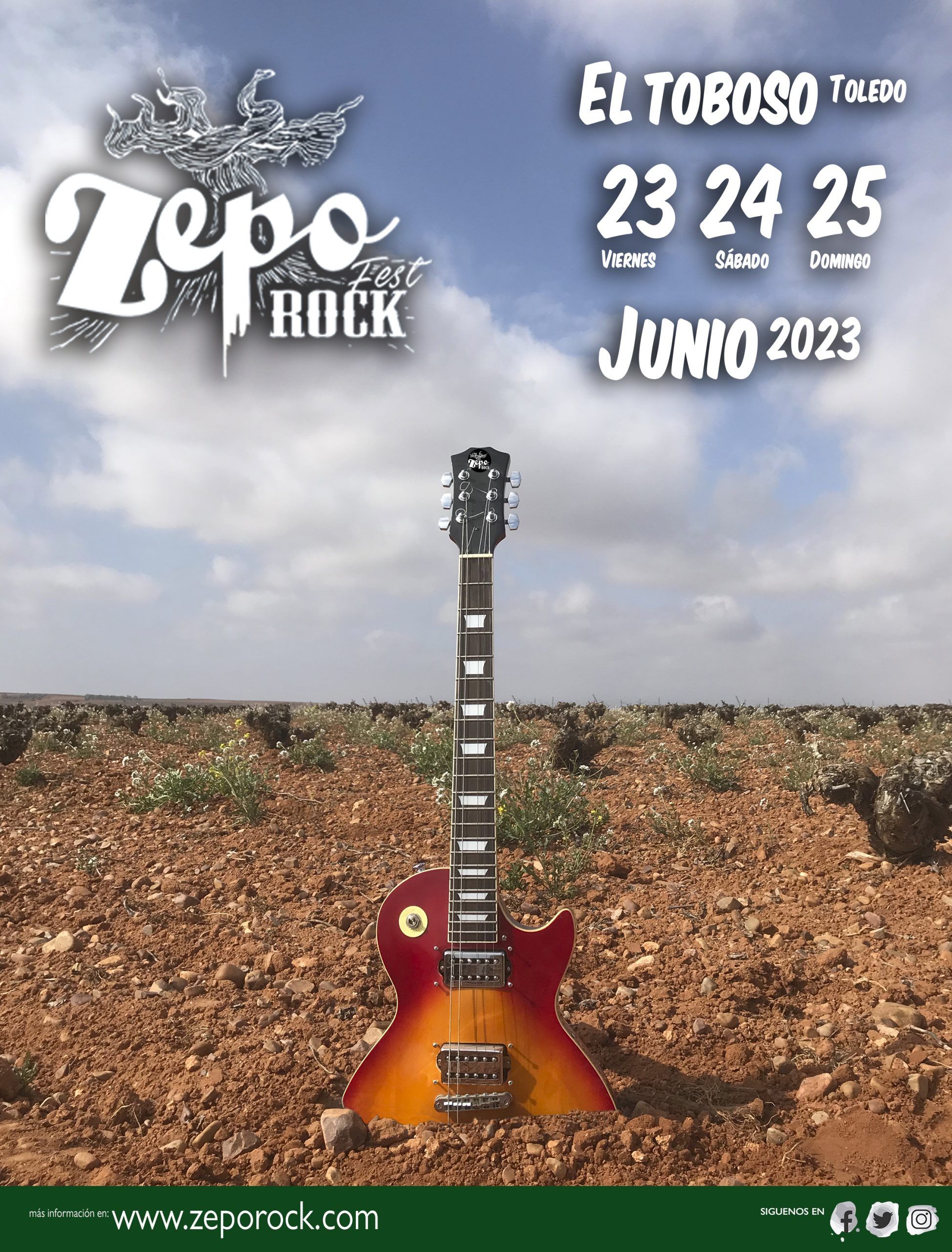 EL ZEPOROCK llenará El Toboso de música el 23, 24 y 25 Junio
