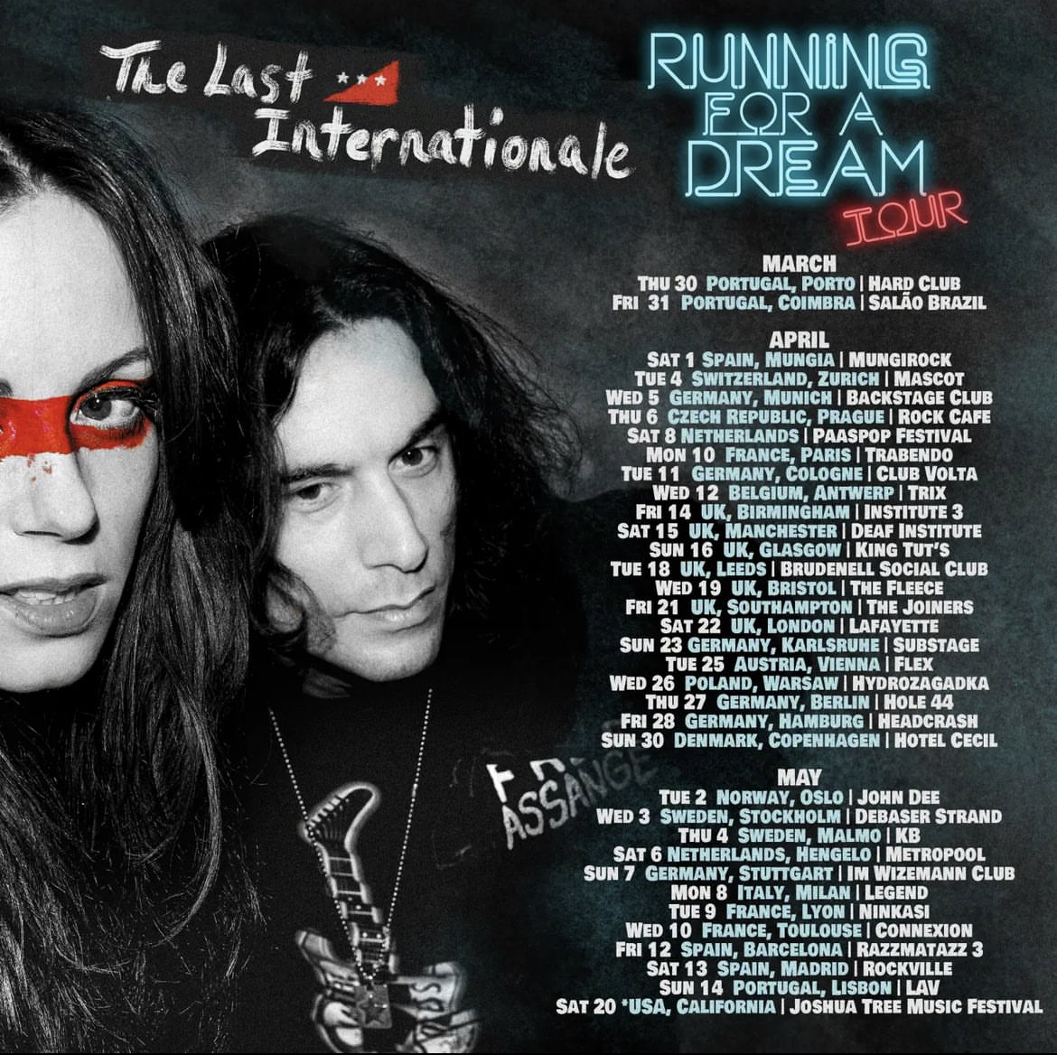 The Last Internationale presentan el vídeo de Running for a Dream y gira europea