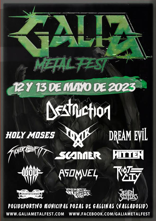 Nuevas bandas en el cartel del Galia Metal Fest 2023