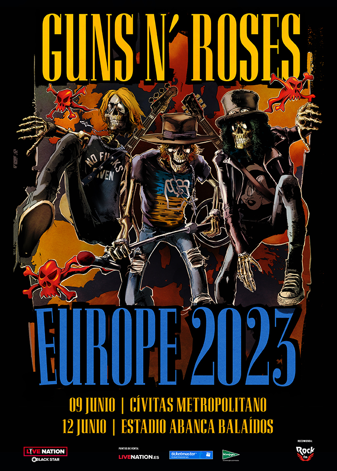 Guns N’ Roses en Madrid y Vigo en junio