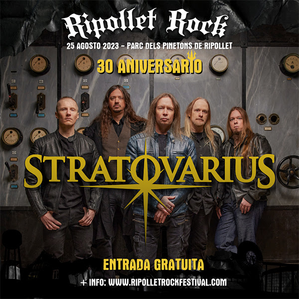 Ripollet Rock Festival 2023 – Stratovarius, cabeza de cartel