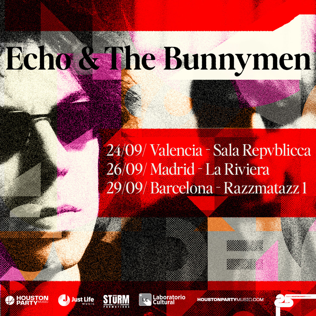 Echo & The Bunnymen darán tres conciertos en septiembre