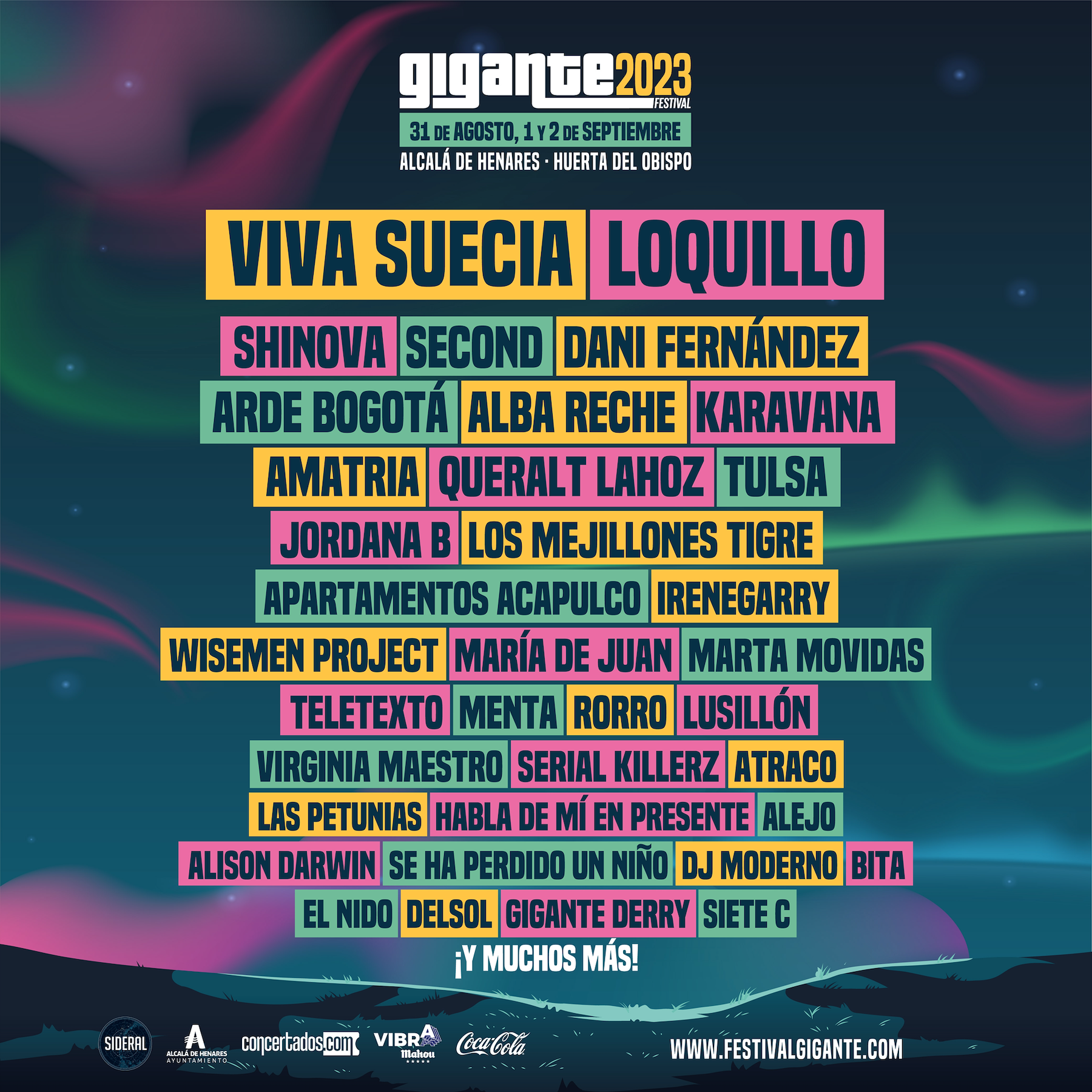 Festival Gigante 2023 – ¡NUEVAS CONFIRMACIONES!