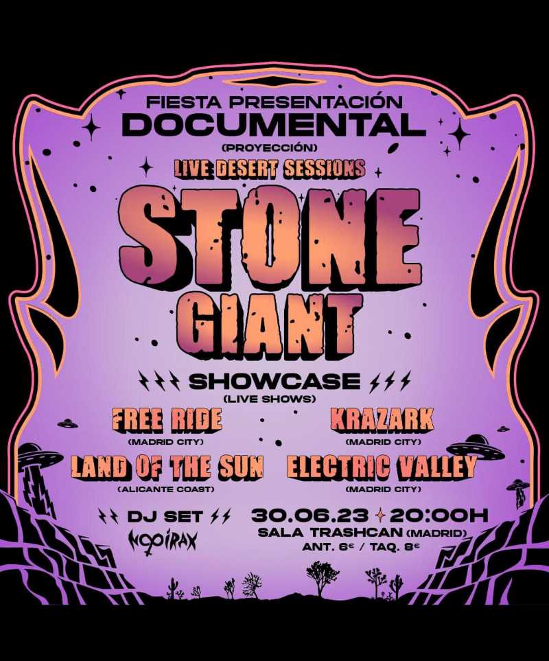 Presentación en Madrid del rockumentary “Stone Giant: Live Desert Sessions”