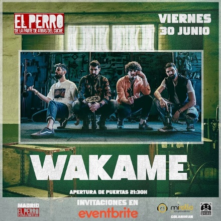 La banda murciana Wakame presenta en Madrid su primer álbum “Revolución Industrial” el vienes 30 de junio