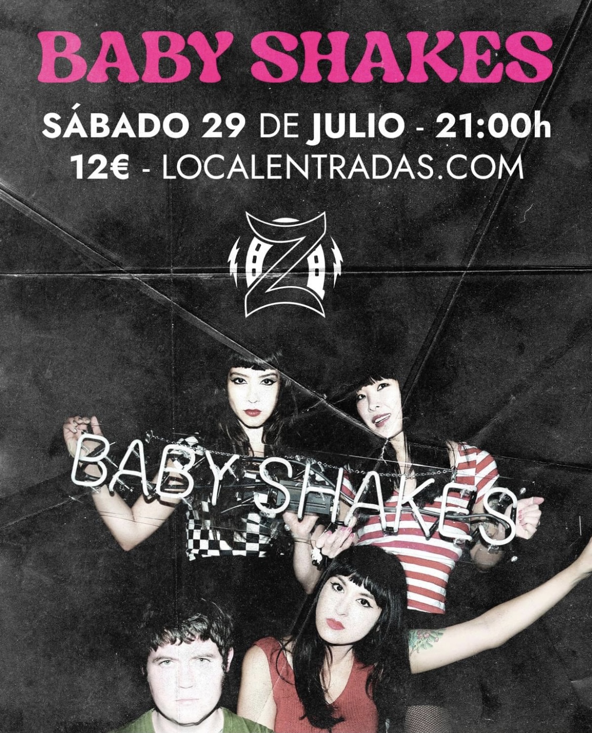 Baby shakes regresan a Zaragoza este Sábado 29 de Julio