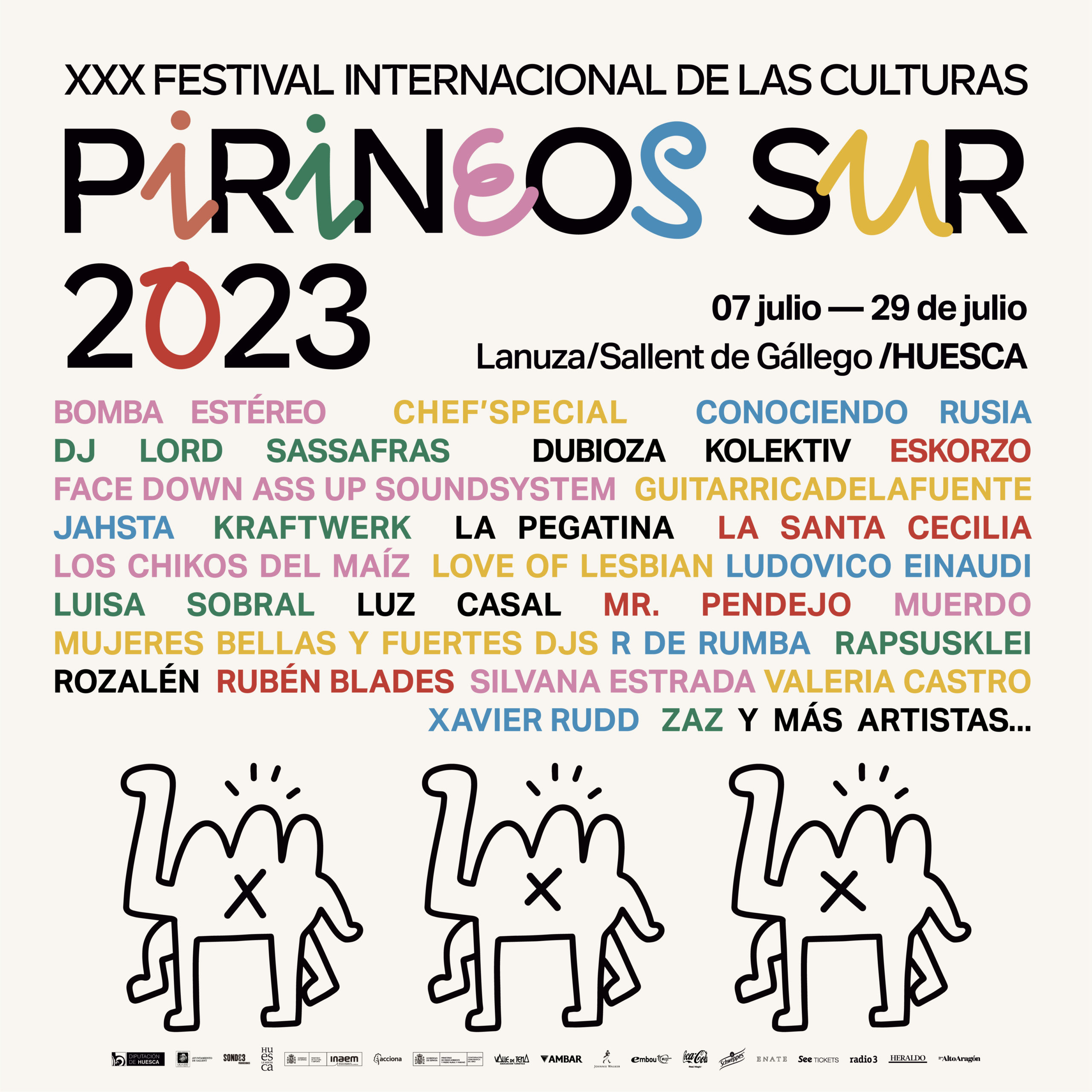 Pirineos Sur arranca este viernes su XXX edición con Rubén Blades, Bomba Estéreo, Muerdo, La Pegatina y La Santa Cecilia