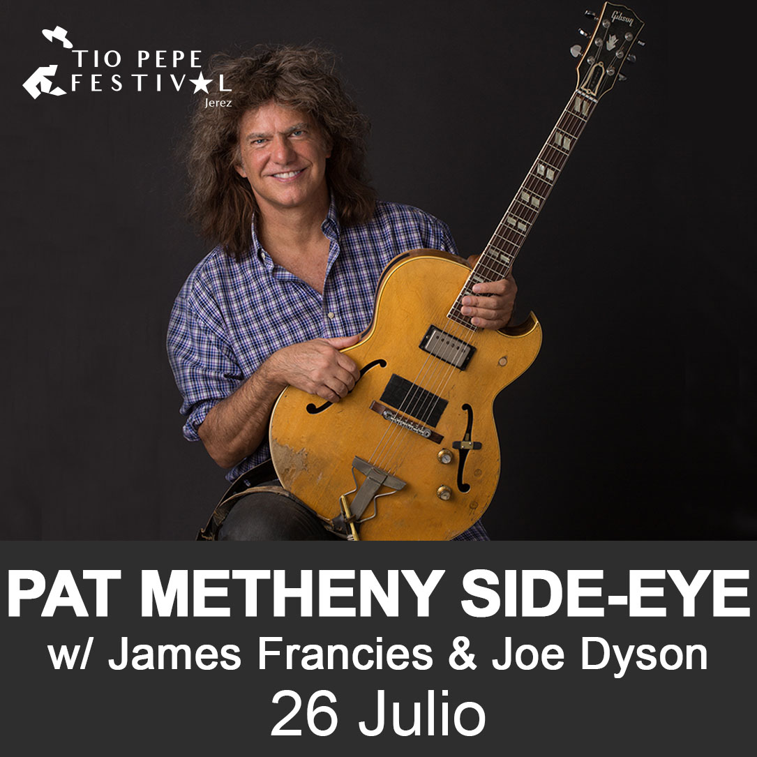 La virtuosa guitarra de Pat Metheny llega a Tío Pepe Festival con su gira ‘SIDE-EYE’