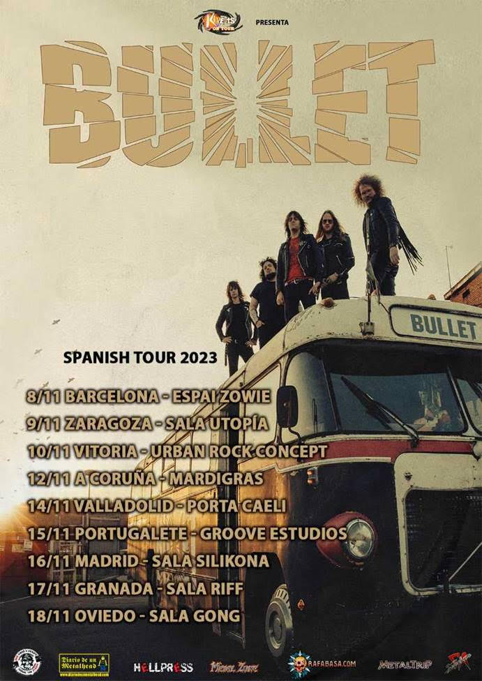 Bullet de gira por España en noviembre