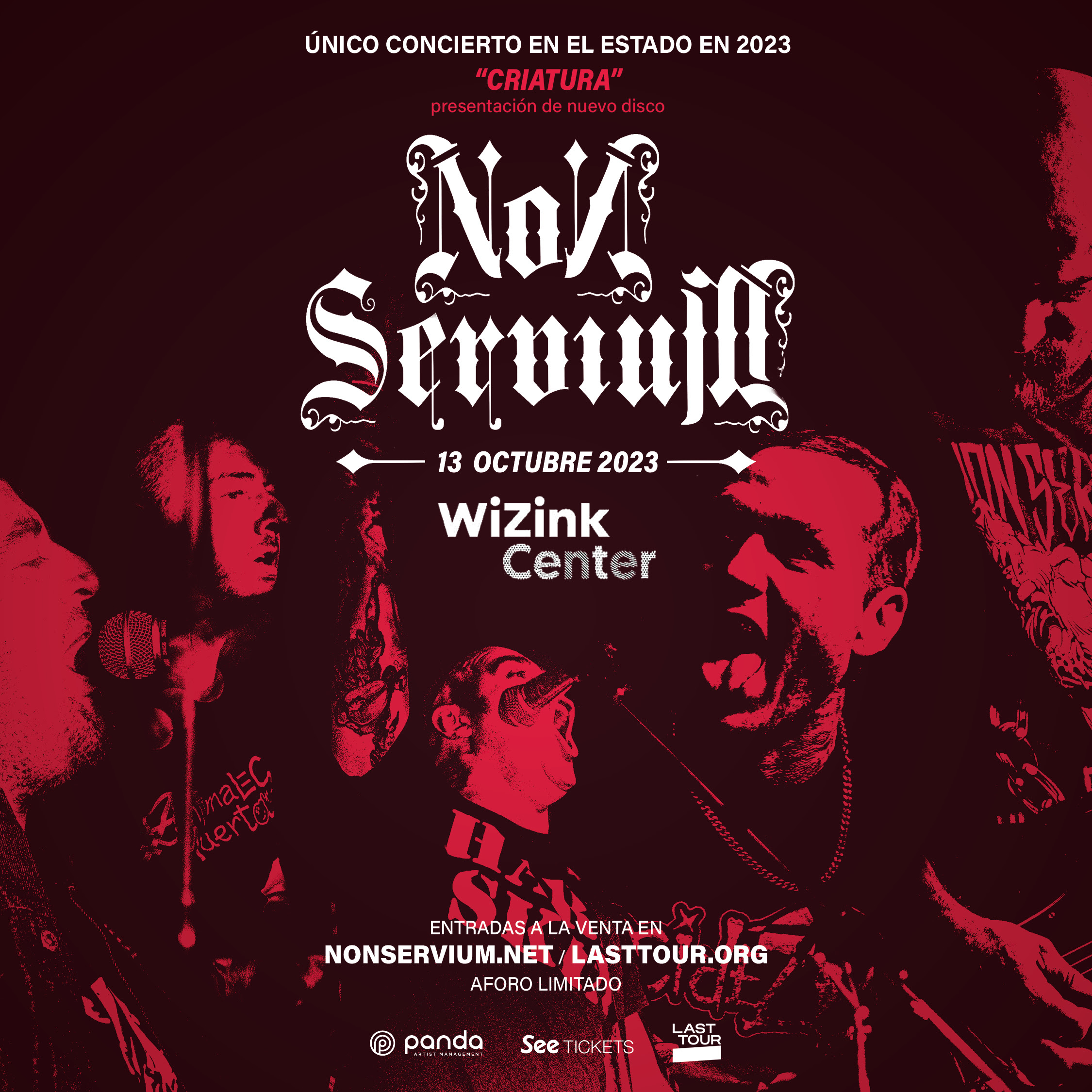Non Servium llega al Wizink Center el 13 de octubre!