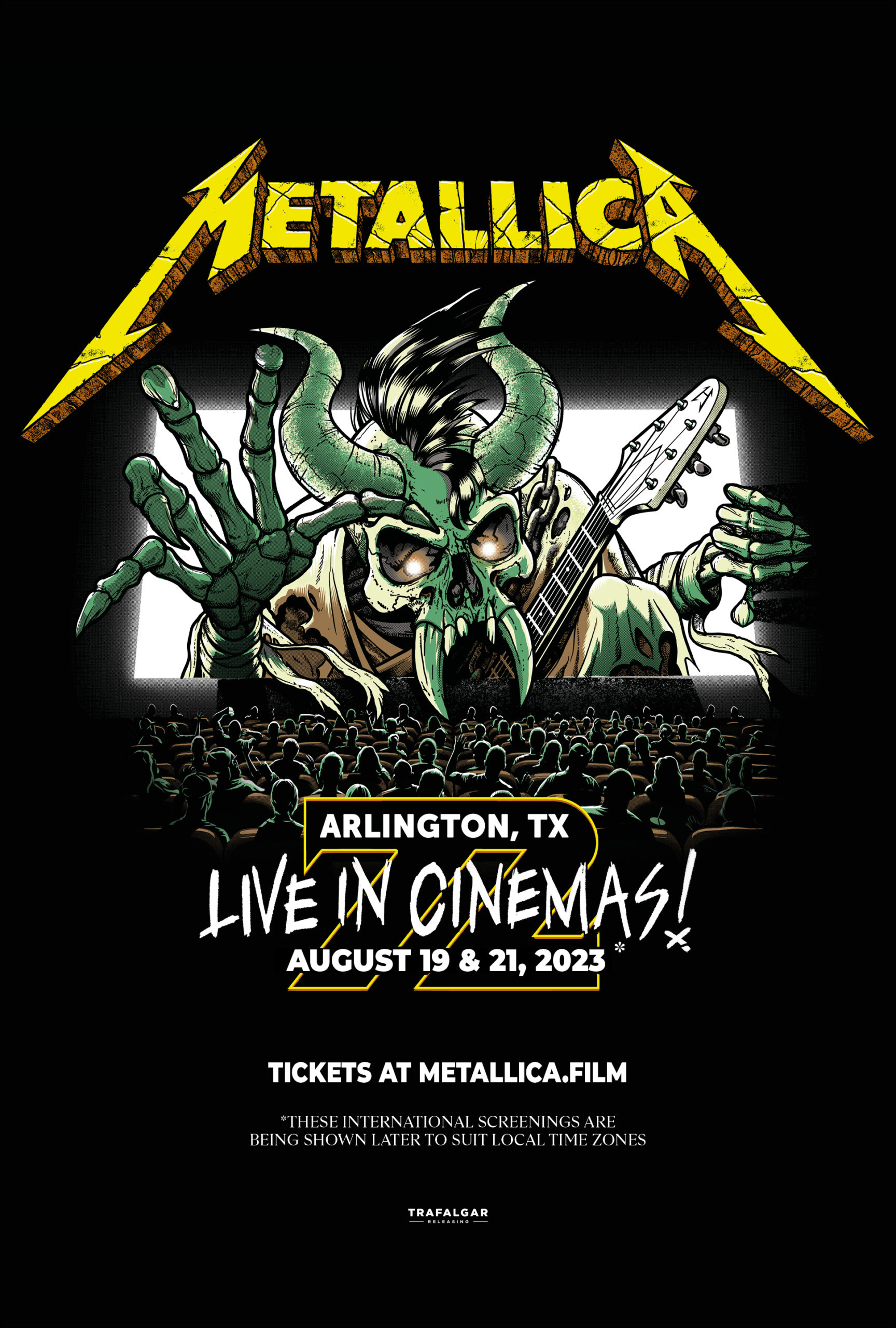 Metallica en cines. Directos gira M72 llega a gran pantalla el 19 y 21 de agosto