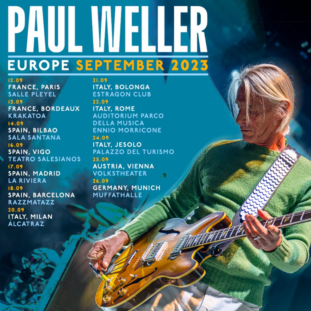 Paul Weller de gira por España en septiembre