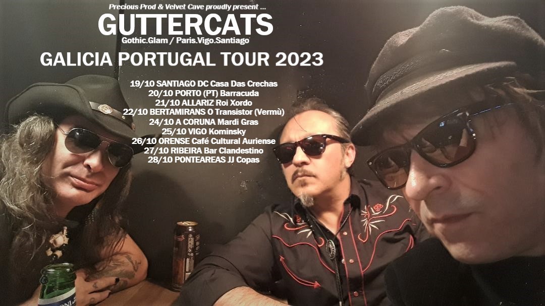 Próxima gira de Guttercats por Galicia y Portugal