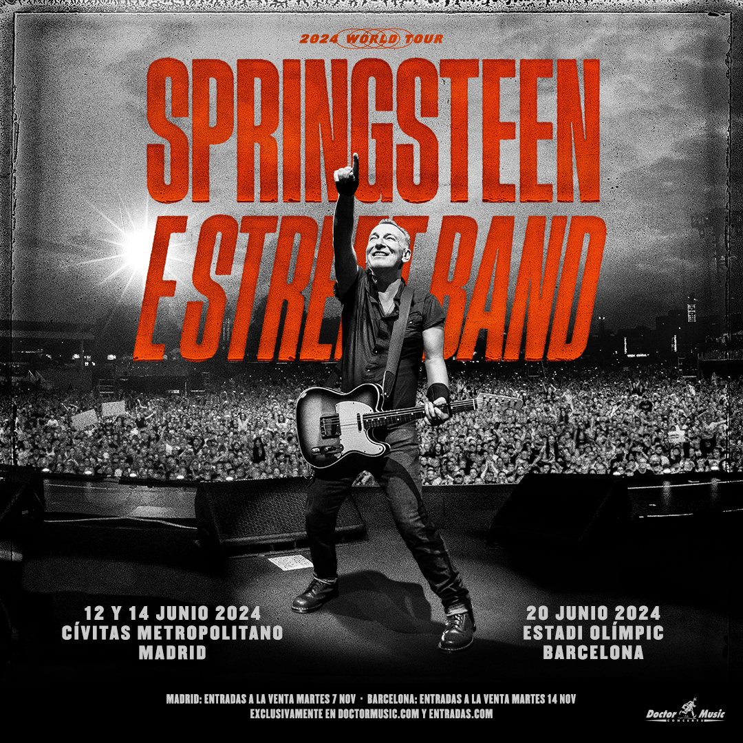 Llega el Bruce Springsteen and The E Street Band 2024 World Tour Rock