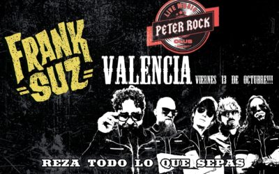 Frank Suz + Fronkonstin en la Peter Rock Club de Valencia el próximo 13 de octubre.