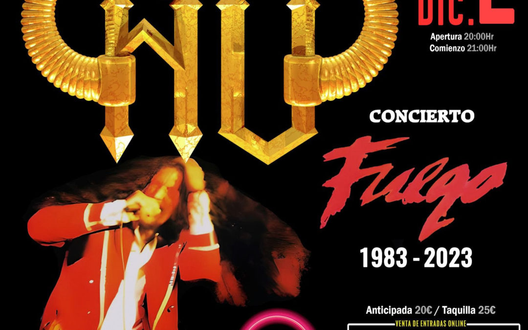 ÑU celebran el 40 aniversario de «Fuego» este sábado 2 de diciembre en la Sala Conchita Amores de Parla