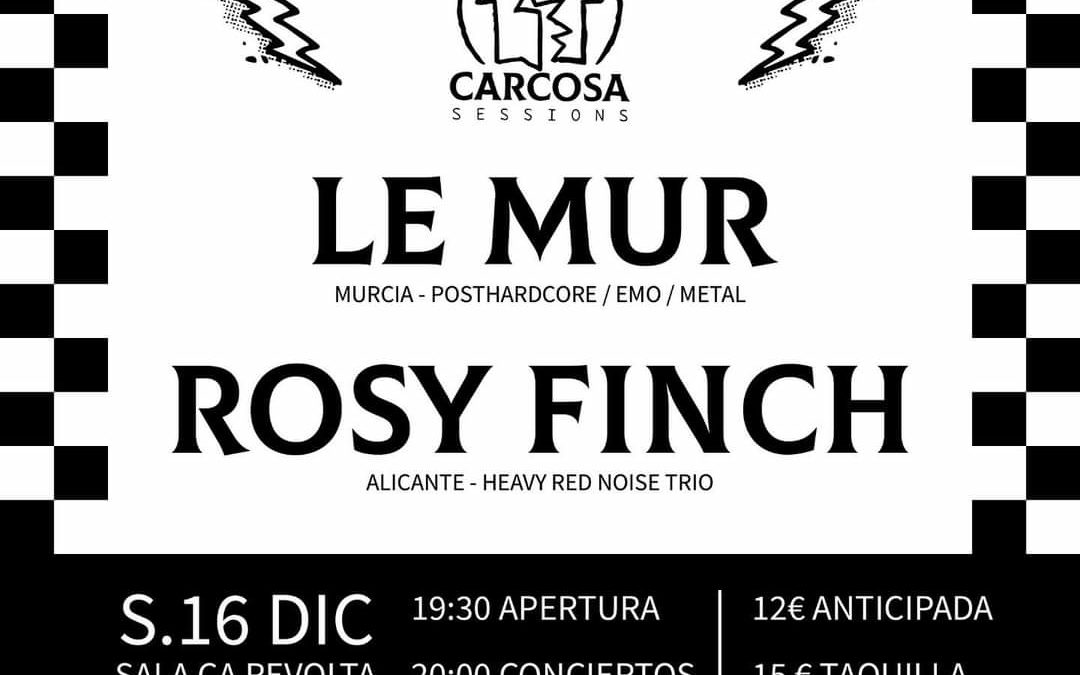 Rosy Finch y Le Mur harán arder la Ciudad del Turia este fin de semana