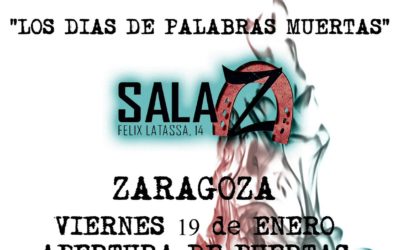 Los aragoneses EFFE presentan en la Sala Z de Zaragoza «Los días de palabras muertas»