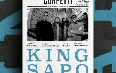 King Sapo tocará en Alicante el 28 de Marzo