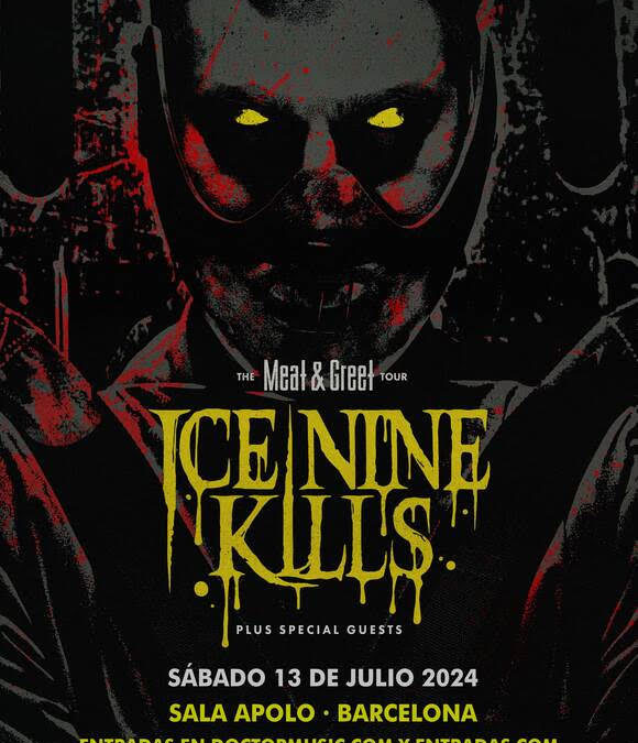 Ice Nine Kills en Barcelona en julio