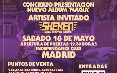CICLÓN – Presentación en Madrid (Sábado 18 Mayo) y nuevas fechas de gira confirmadas
