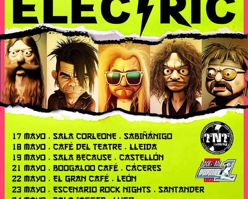 El divertido y descarado hard rock de los alemanes SWEET ELECTRIC aterriza en España este mes de mayo