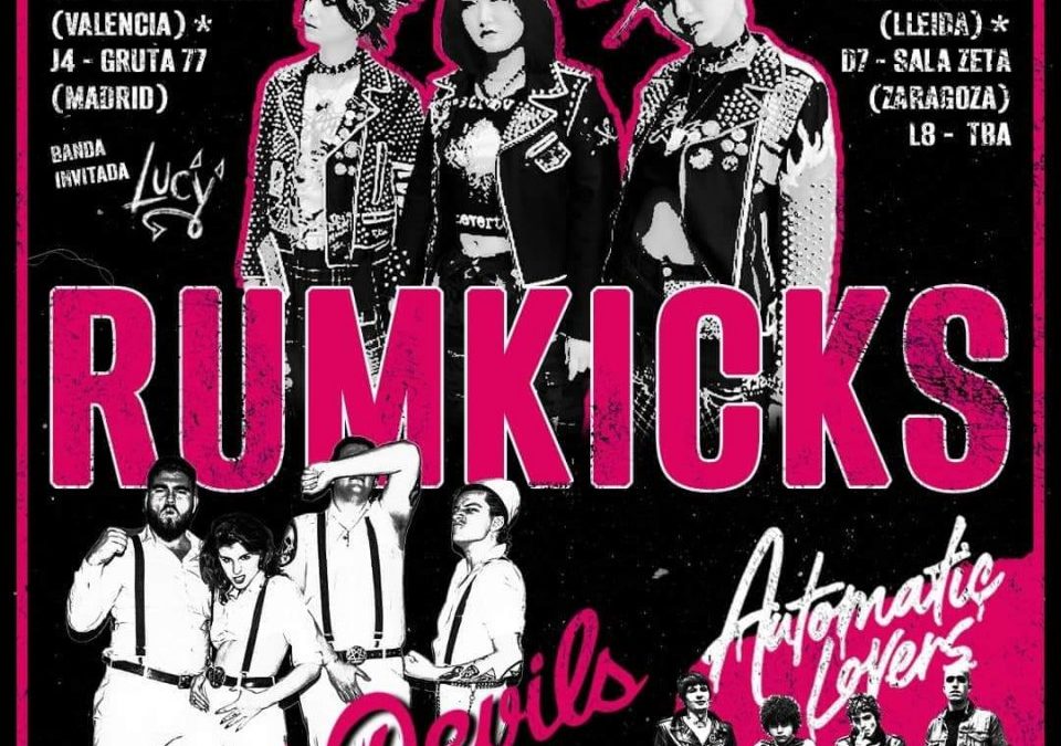 No te pierdas la gira de Rumkicks + Deaf Devils