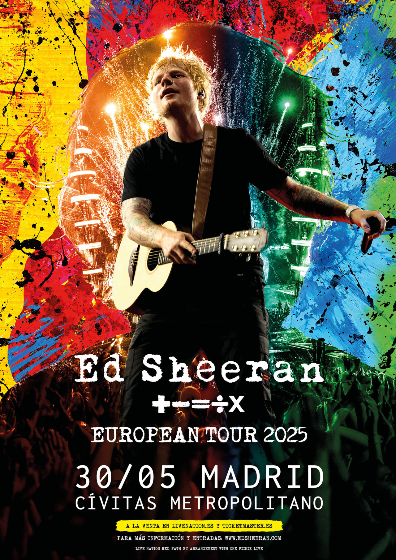 Ed Sheeran en Madrid en mayo de 2025 Rock The Best Music