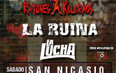 Concierto Desastre , Ratones Koloraos , La Ruina y La Lucha en Leganés (San Nicasio Distrito Rock)