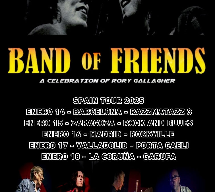 Band of friends de gira por España en Enero