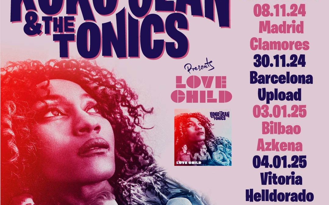 Gira de Koko Jean And The Tonics presentando su nuevo disco LOVE CHILD