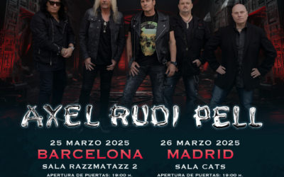 Axel Rudi Pell anuncia dos conciertos en España para 2025