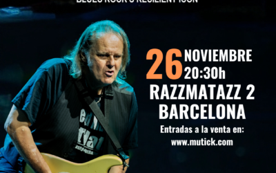 WALTER TROUT en noviembre en Barcelona