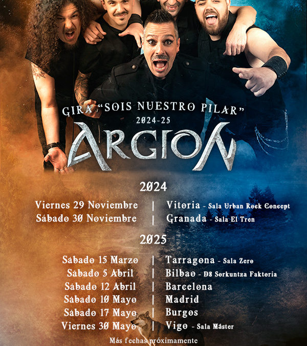 ARGION estrena nuevo videoclip y anuncia las primeras fechas de su nueva gira