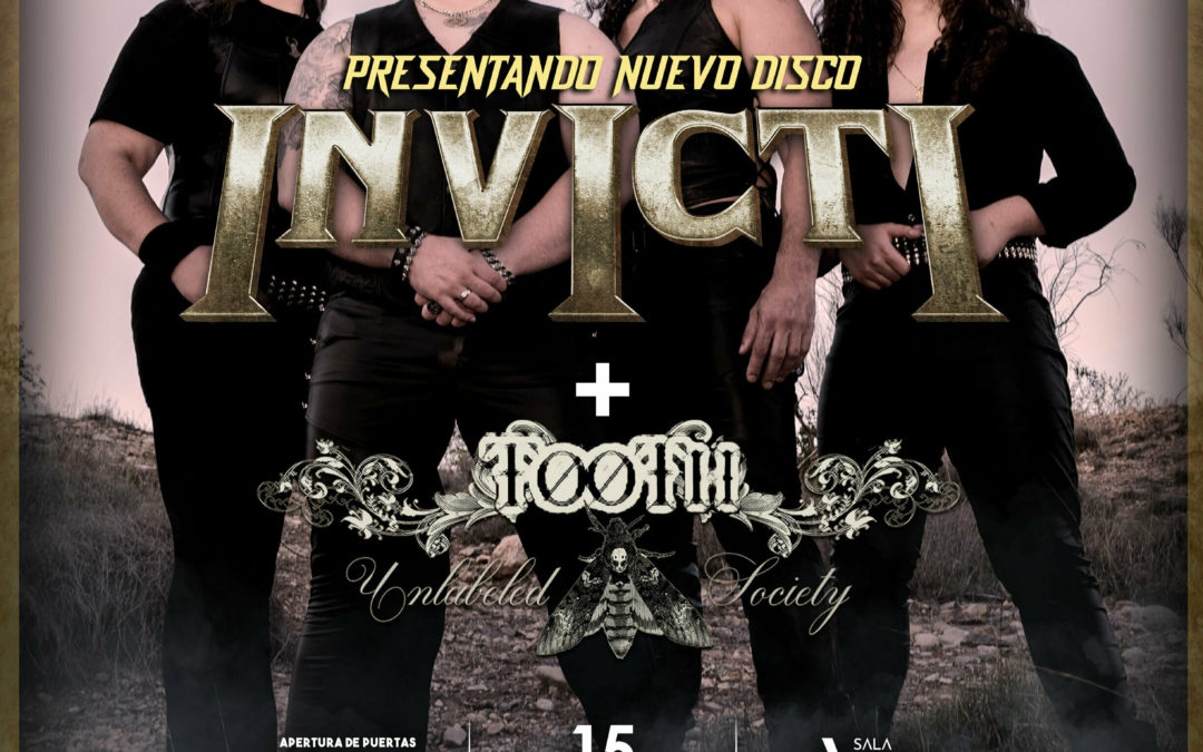 Horarios del concierto de Invicti y Tooth Unlabeled Society en Sevilla