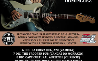 Cambios en la gira del bluesman argentino DEMIAN DOMINGUEZ y su banda