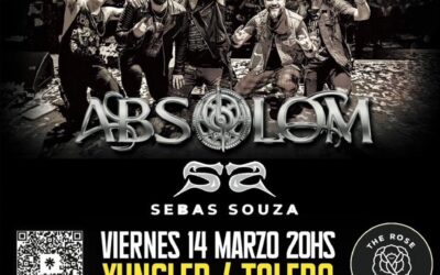 Concierto de los argentinos Lörihen con  Absolom y Seba Souza de invitados en Toledo en marzo