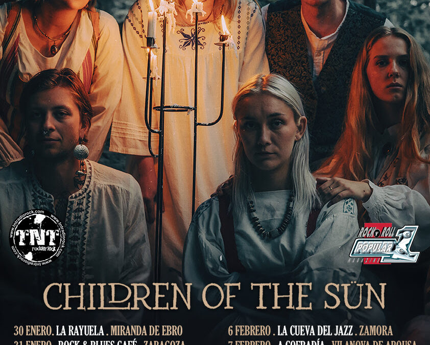 Esta semana regresan a la península los suecos CHILDREN OF THE SÜN con su blues rock 70’s