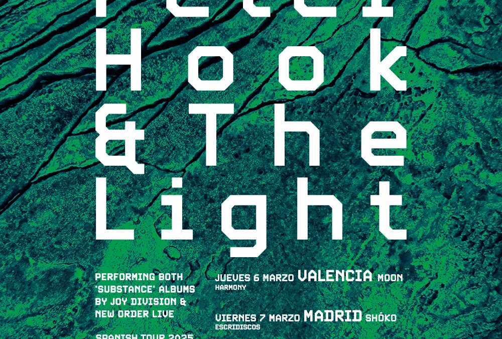 Peter Hook + The light, gira en Marzo con repertorio de Joy Division y New Order