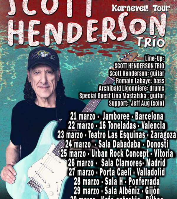 Scott Henderson de gira por España