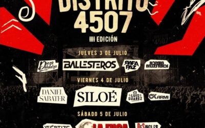 VÉRTIZE actuaran junto a LA FUGA, SILOÉ, PASION VEGA o BALLESTEROS en el FESTIVAL DISTRITO 4507 de TOLEDO