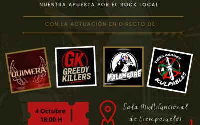 Ciempozuelos se convertirá en escenario de solidaridad y rock con la celebración de un Festival Benéfico