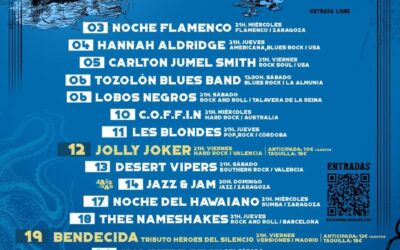 Hannah Aldridge, C.O.F.F.I.N, Lorettas, The Handsome Jack o Desert Vipers, entre las propuestas del Rock & Blues para septiembre