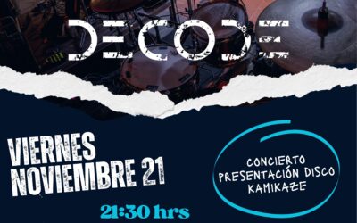 Decode presentará su nuevo álbum «Kamikaze», en Madrid, el 21 de noviembre