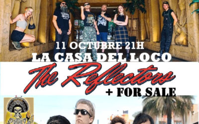 Programación del ZOMBIE SOUNDS FEST ZGZA en la Casa del Loco para Pilares: PRIVATE FUNCTION, THE REFLECTORS y NOCHE DE BIRRAS