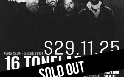 Crónica de TOUNDRA + PERRO GRANDE  en la Sala 16 TONELADAS de VALENCIA (29-11-2025)