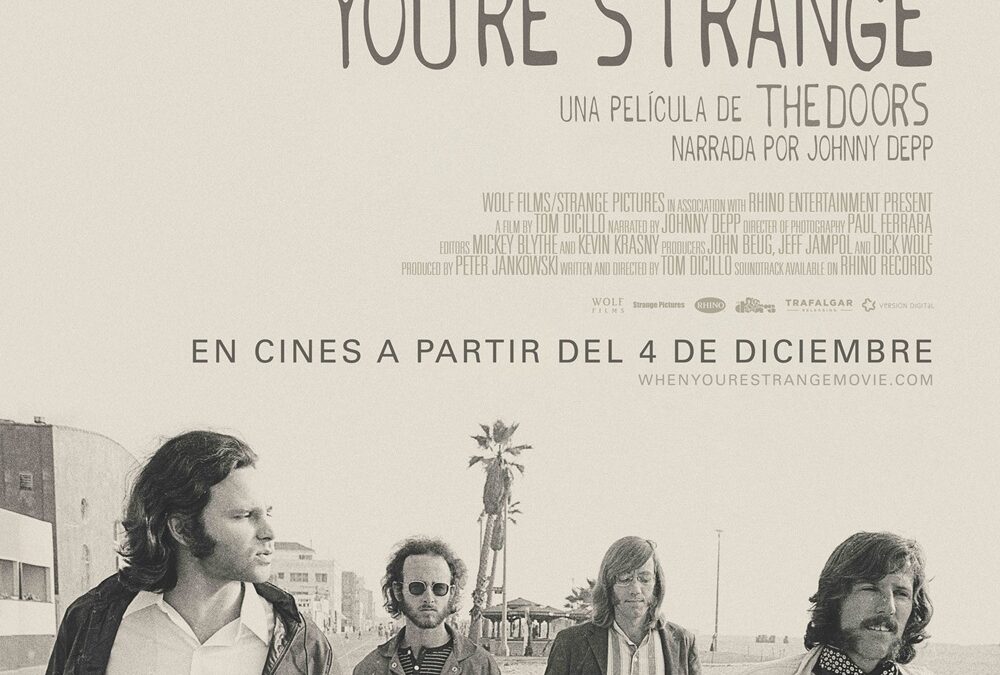 The Doors celebran su 60.º aniversario con el relanzamiento del documental «When You’re Strange» en cines