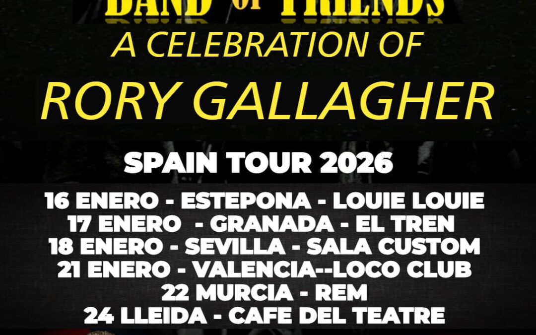 Cuenta atrás para la gira española de Band of Friends