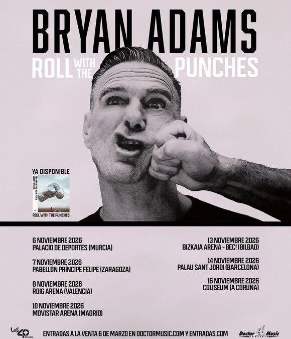 Bryan Adams vuelve a España en noviembre